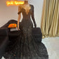 Black prom wedding dress, Black long prom dress, African lace reception dress, Mermaid lace prom dress, Trending prom dresses, prom gown