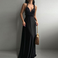 Women Casual Summer Backless Banquet Dress Fashion Sleeveless Slim Fit Long Dress New Elegant Lady Temperament Sling Maxi Dress