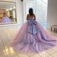 Lilac Princess Quinceanera Dresses Ball Gown Sweetheart Tulle Appliques Sweet 16 Dresses 15 Años Custom