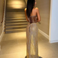 Sexy Women Long Black Girls Prom Dresses Mermaid Sweetheart Gold Sequins Prom Gowns Evening Gala Party