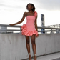 Blush Pink Short Prom Homecoming Dresses One Shoulder Ruffles Black Girl Birthday Party Gown vestidos de gala mujer