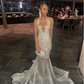 Silver Diamond Sparkly Evening Formal Dresses for Black Girl Luxury Gillter Diamond See Through Prom Gala Birthday Dress