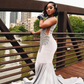 Silver Diamond Long Prom Formal Dresses for Women 2024 Sparkly Black Girl Crystal Mermaid Evening Gala Party Gowns