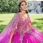 Pink Quinceanera Dresses 2024 Gold Lace Appliques Mexican Ball Gown Prom Party Dress Vestidos Butantes 15 anos