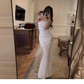 Women Elegant Sexy Bodycon Mermaid Dress Summer New Fashion Strap Evening Party Runway Robe Korean Female Solid Long Vestidos