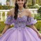 Mint Quinceanera Dress 2024 Ball Gown Flowers Puff Sleeve Corset Beading Appliques Princess Vestidos De 15 Años