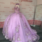 Princess Lavender Quinceanera Dresses Off Shoulder 15 Party Sparkly Birthday Gowns Sweet 16 Debutante Quinceanera gowns