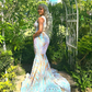 Custom Made Long Mermaid Lace Prom Dresses for Black Girls Vestidos De Gala Mujer Party Formal Occasion Dresses