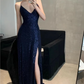 Christmas New Year Gorgeous Shiny Sequin Sexy Backless Evening Prom Party Long Tight Dress Fairy Women's skirt Free Shipping