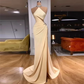 Luxury Evening Dresses For Women Beautiful Sexy Mermaid Elegant Off Shoulder Sleeveless High Split Mopping New Party Prom Gowns