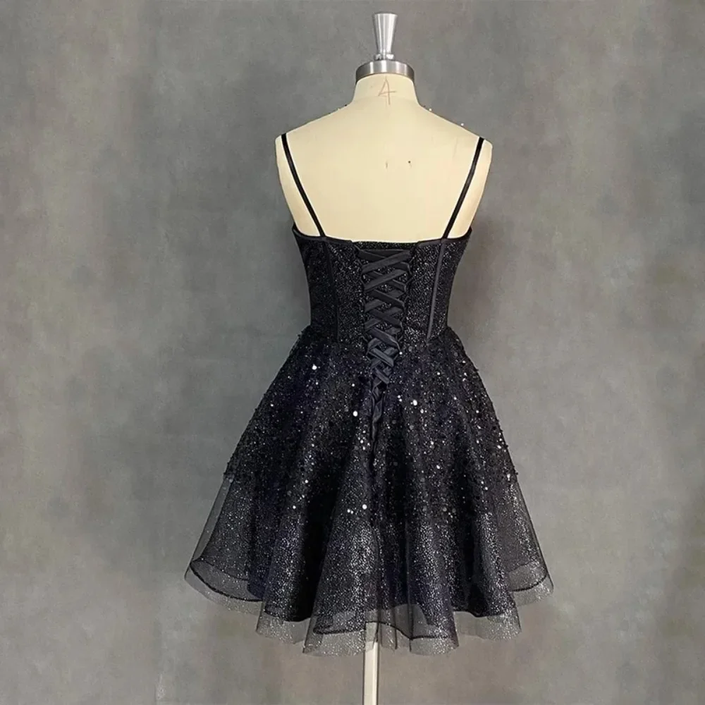 Short Sparkly Sequin Homecoming Dress for Teens Sexy Cocktail Party Gown Prom Mini Formal Evening Dress vestidos de mujer