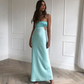 Sexy Sheath Straps Mint Green Prom Dresses Evening Dress