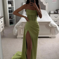 Prom Dresses for Women Shoulderless Wedding Party Bridesmaid Dress Long Slim Fit Mermaid Elegant Evening Dresses 2024