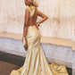 Gold Sequin Mermaid Prom Dress 2024 Blackgirls Rhinestones Crystal Birthday Party Gala Gowns Vestidos De Festa