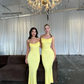 Yellow Simple Prom Gowns Satin Evening Dresses Prom Dress 2024 Modern Celebrity Gown Outfit Mermaid Party Dress