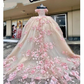 Special Link for Elegant Pink Ball Gown Quinceanera Dresses Dress Cape and Short Dress Vestidos De 15 Años