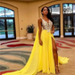 Bright Colour Summer Prom Dresses With Wrap Appliqued Lace Beads Sleeveless Party Dresses Custom A-Line Vestidos De Noche