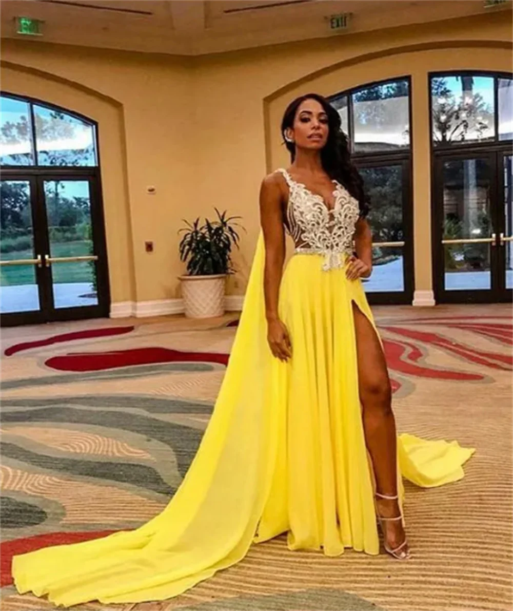 Bright Colour Summer Prom Dresses With Wrap Appliqued Lace Beads Sleeveless Party Dresses Custom A-Line Vestidos De Noche