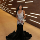 Sparkling Diamond Mermaid Prom Dress 2024 Luxury Crystal Beaded Birthday Black Girl Womens Party Prom Dress 2024 blackgirl