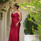 Floral Draped Backless Maxi Long Dress For Women Fashion Spaghetti Strap Sleeveless Bodycon Evening Party Dress Elegant