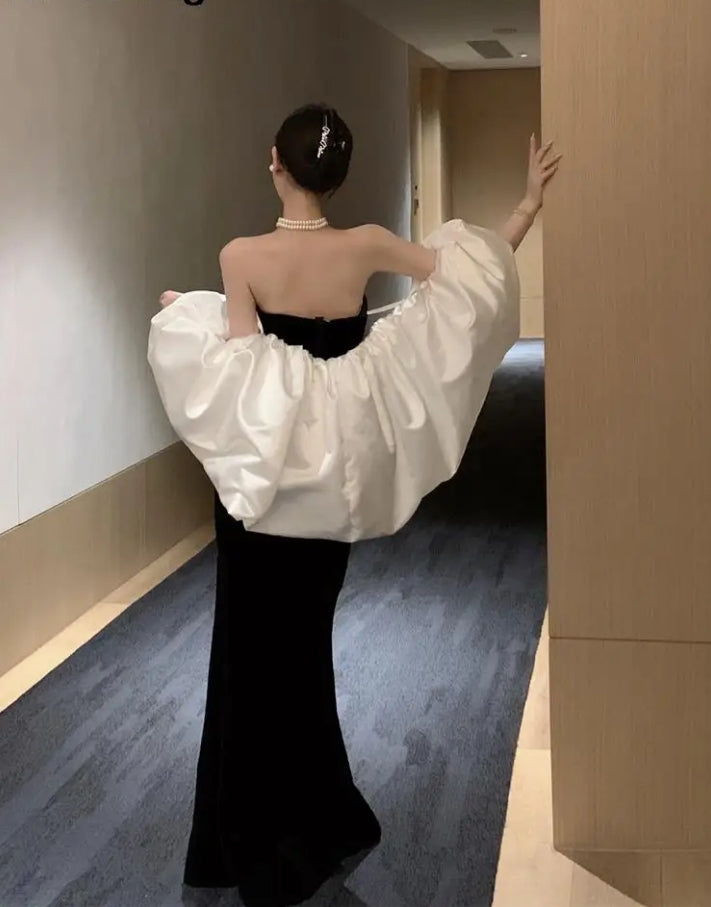 Sexy Backless Wedding Evening Party Dress Women Elegant Sleeveless Birthday Velvet Robe Spring Summer Lady Clothes Vestidos