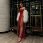 Summer New Women Sexy Red Strapless Fringe Bandage Bodysuit Celebrity Designer Fashion Sparkly Night Club Bodysuit