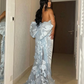 New Design Evening Dress Appliques Mermaid Bow Prom Dresses Backless Elegant Wedding Guest Formal Dresses Robes De