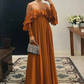 Summer Elegant Solid Ruffles Maxi Dress For Women Fashion Off Shoulder High Waist Robe 2024 Chic Female Evening Party Vestidos