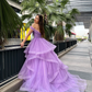 Purple Glitter Prom Dresses Luxury Bridal Wedding Dress Evening Dresses Special Occasion Party Dresses Vestidos De Noche