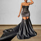 Luxury Ayaba Black Evening Dresses Mermaid Wedding Party Gowns African Special Occasion Dress