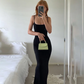 Satin Slip Sleeveless Backless Maxi Dress Women Y2K Summer Bodycon Elegant Sexy Outfits Ladies Birthday Party Club Sundress