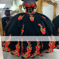 Charro Embroidery Quinceanera Dresses Off Shoulder Mexican Vestidos De 15 Años Backless Sweet 16 Pageant Dress