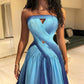 Prom Dresses Exquisite Strapless A-line Celebrity Fold Draped Chiffon Occasion Evening Gown שמלות ערב נשים 2023 לחתונה