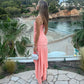 Fashion Ruched Irregular Strapless Tiered Sexy Evening Prom For Women 2023 Long Dress Ruffles Chic Party Night Dress Robe 8647