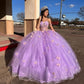 Purple Princess Evening Dress Ball Gown Sweetheart Butterfly Flower Girl Formal Party Gowns Sweet 16 Quinceanera Dress