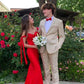 Red Evening Dress Long Mermaid Prom Dress