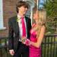 Hot Pink Long Prom Dresses Evening Party Formal Gowns