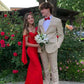 Red Evening Dress Long Mermaid Prom Dress