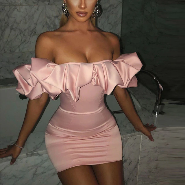 Purple off the shoulder bodycon homecoming dresses