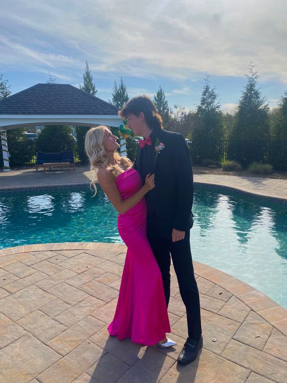 Hot Pink Prom Dresses Evening Dresses