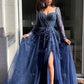 2023 Women classic gowns Long Sleeves Evening Gown