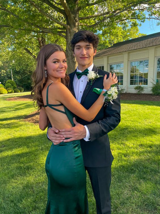 Dark Green Prom Dresses,Mermaid Prom Dresses, Pretty Prom Dresses