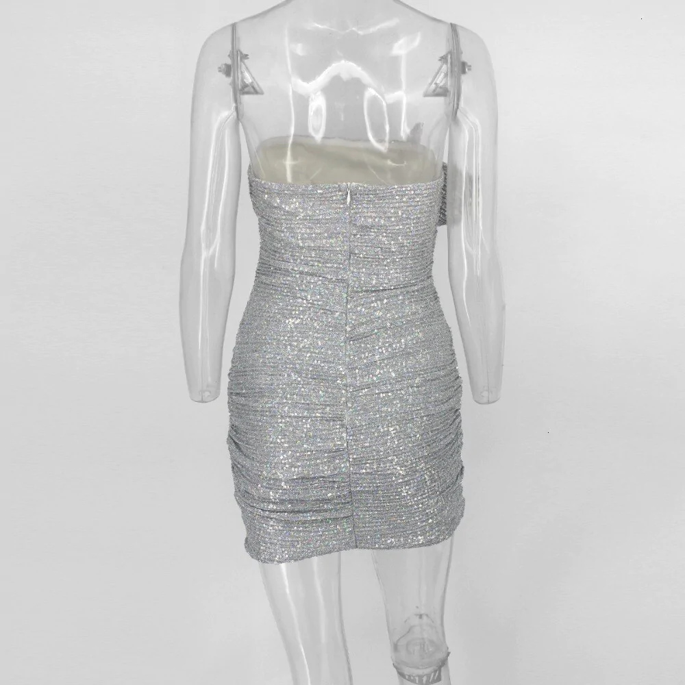 Strapless Silver Grey Short Homecoming Dress With Side Ruffules Party Dress