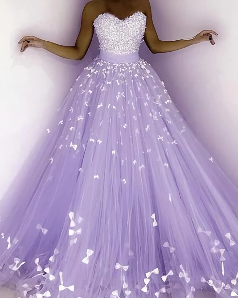 Tulle Sweetheart Prom dresses