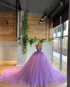 elegant lavender prom dresses 2023 ball gown evening dress